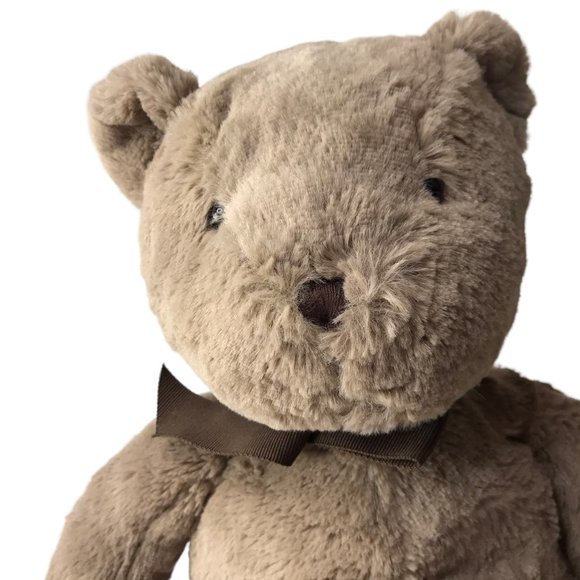 Pottery Barn Kids Teddy Bear Soft Toy Stuffed Animal.  Brown.  Medium. - Picture 4 of 10